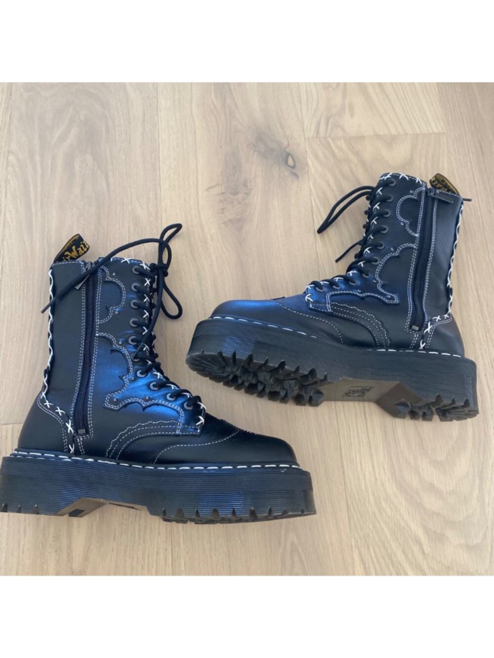 Dr. Martens Jadon Hi Gothic Americana Boots Shoes Platform - Picture 3 of 14
